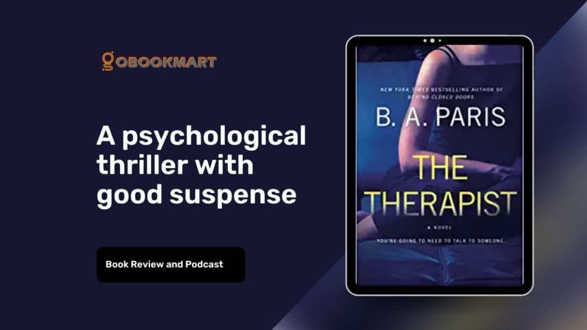 The Therapist: By B.A. Paris | A Psychological Thriller With Good Suspense