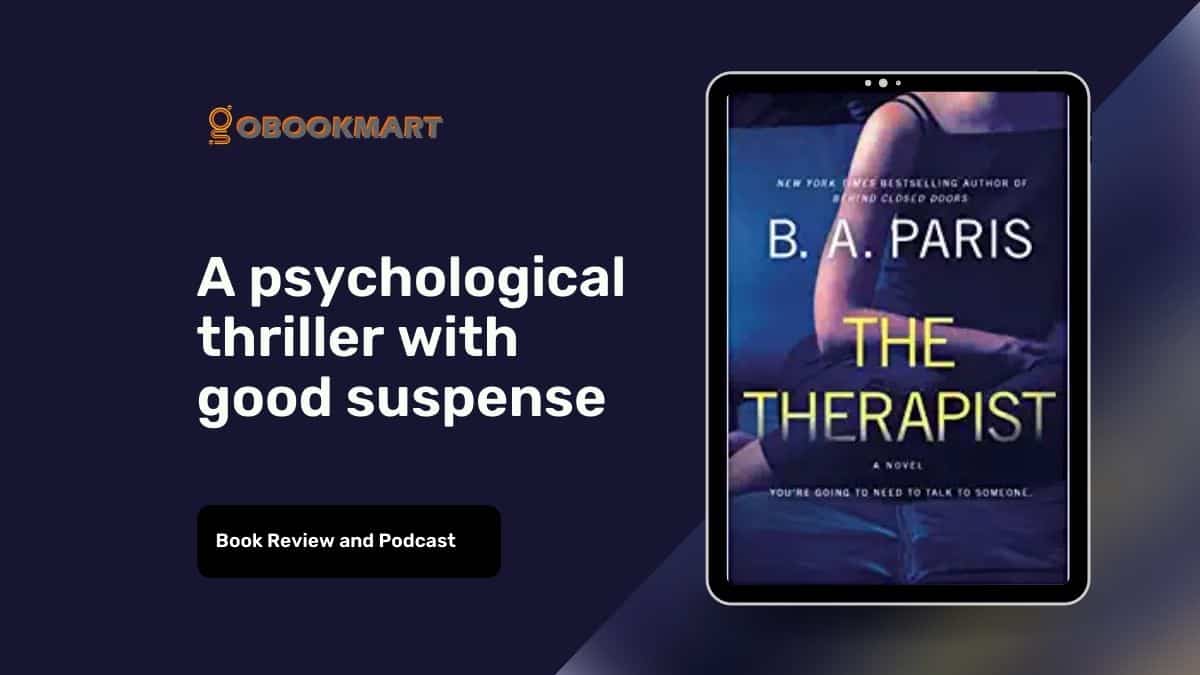 The Therapist By B.A. Paris | A Psychological Thriller With Good Suspense