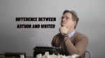 Difference Between Author And Writer