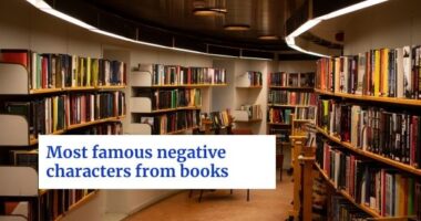 most famous negative characters from books