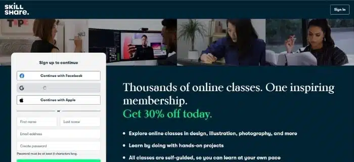 Top 10 Websites For Online Learning In 2022 - Skillshare