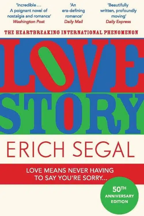 Best Romantic Novels Of 20th Century - Love Story by Erich Segal