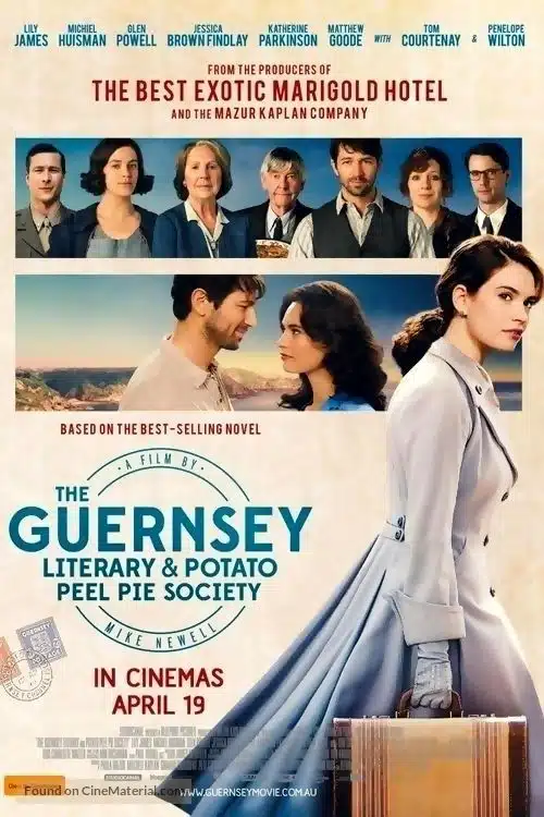 Best movies that have some connection to books - The Guernsey Literary and Potato Peel Pie Society by Mike Newell