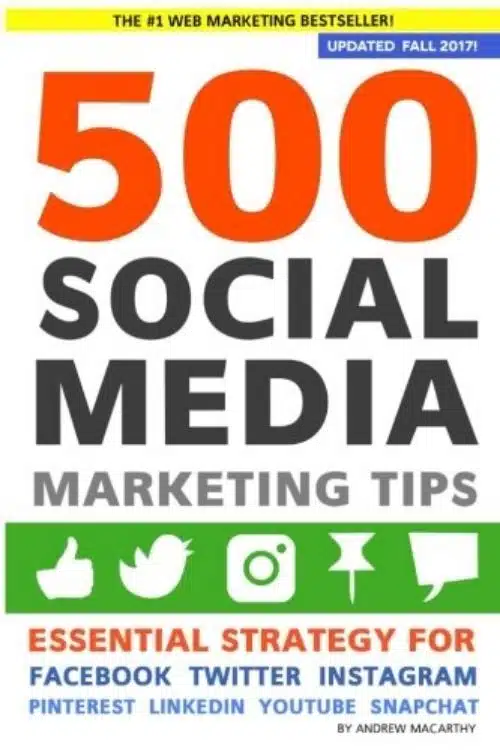 New Marketing Books to Understand Marketing in a Different way - 500 Social Media Marketing Tips – Andrew Macarthy