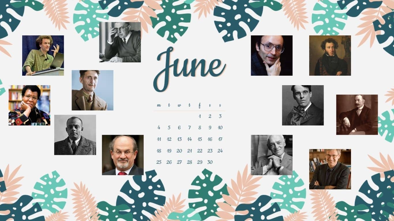 12 meilleurs écrivains nés au mois de juin