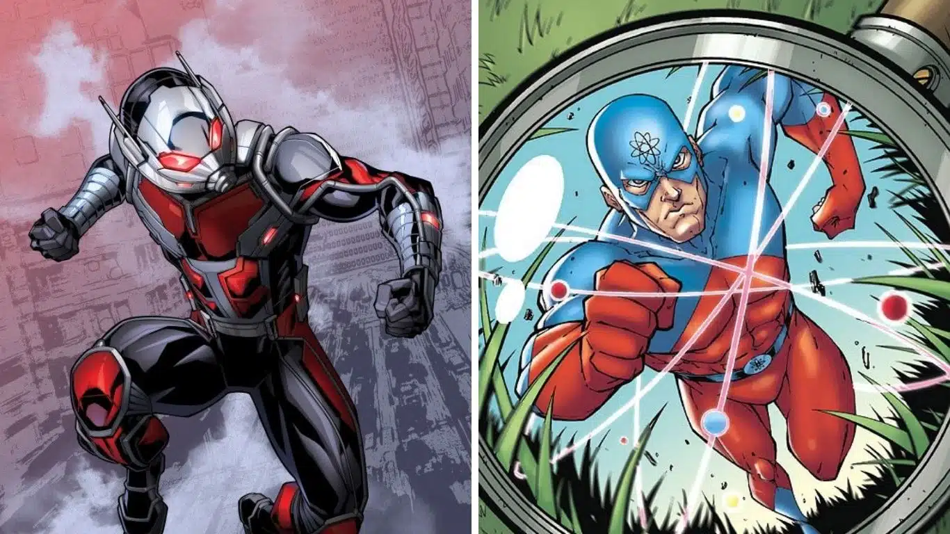Ant-Man (Marvel) and The Atom (DC)