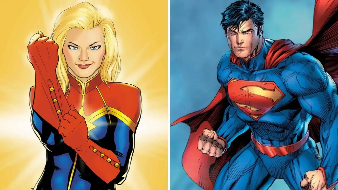 Captain Marvel and Superman