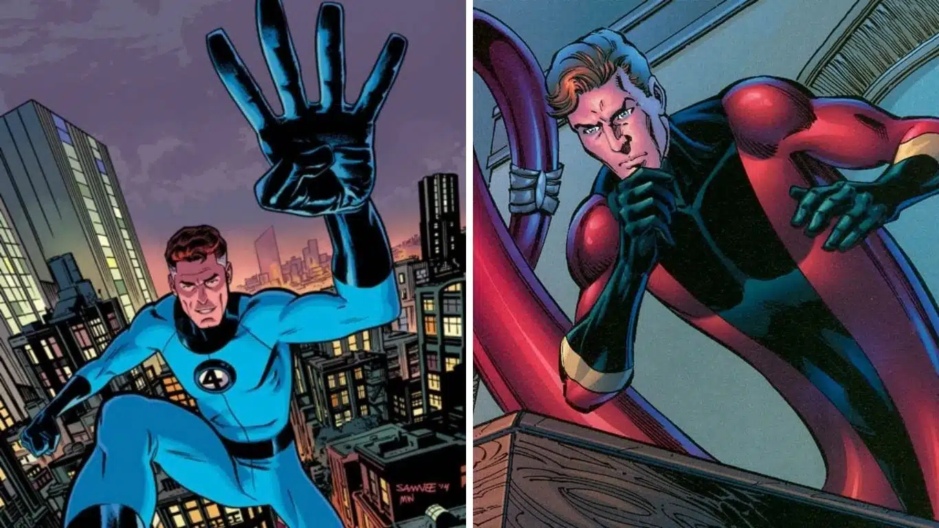Mr. Fantastic (Marvel) and Elongated Man (DC)