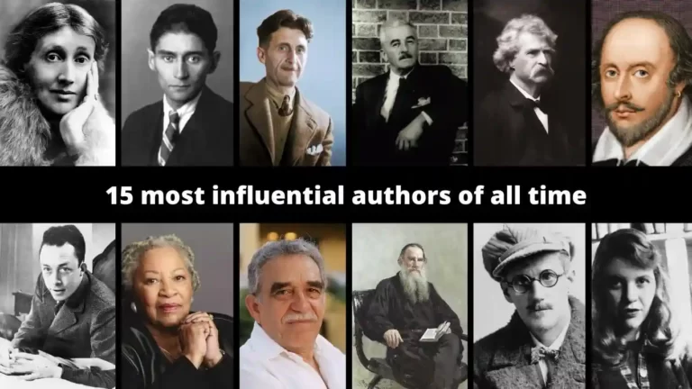 15 autores más influyentes de todos los tiempos