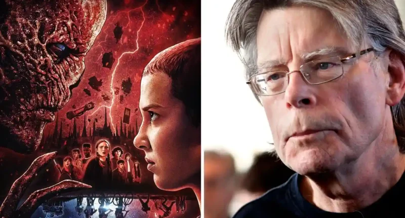 connection of Stranger things to Stephen king's books