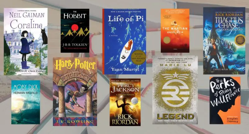 10 recommended books for 13-14 years old