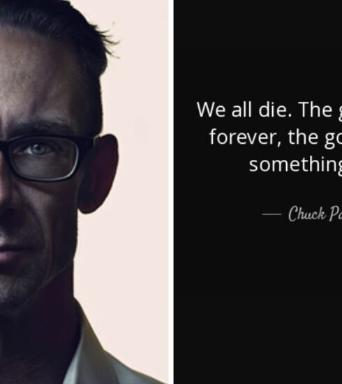 Nous allons tous mourir. Le but n'est pas de vivre éternellement, le but est de créer quelque chose qui