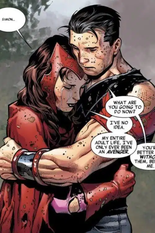 Vision/ Scarlet Witch/ Wonder Man - 10 Best Love Triangles in Marvel Comics