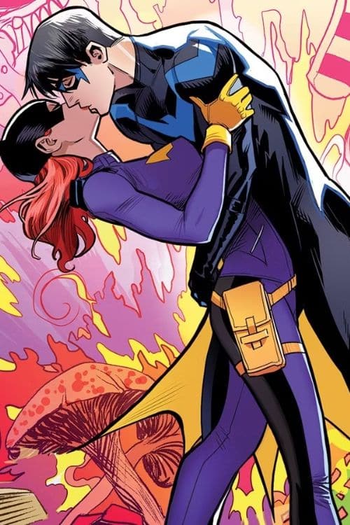 Top 10 Love Triangles In DC Comics - Nightwing, Batgirl, Starfire