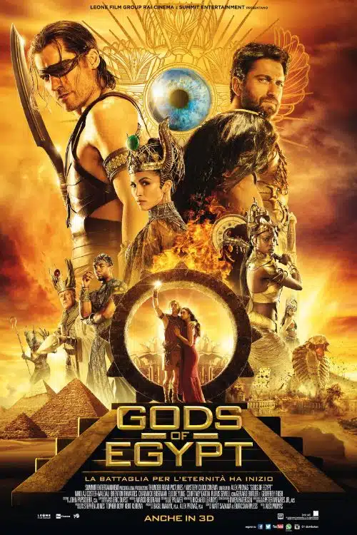 Top 10 Movies based on Egyptian Mythology - Gods of Egypt (2016)