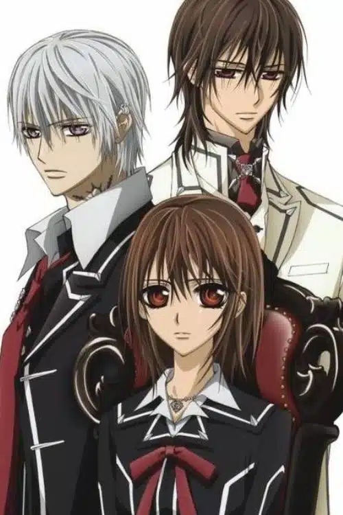 10 Best Love Triangles in Manga and Anime - Vampire Knight: Zero Kiryuu / Yuuki Cross / Kaname Kuran