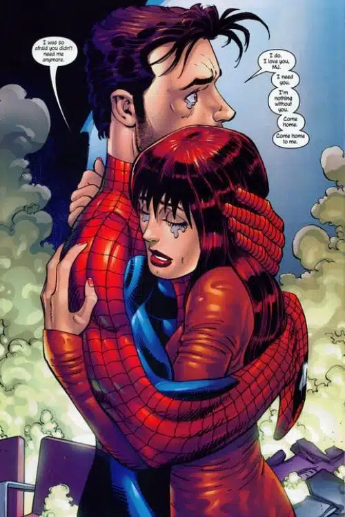 Spider-Man and Mary Jane