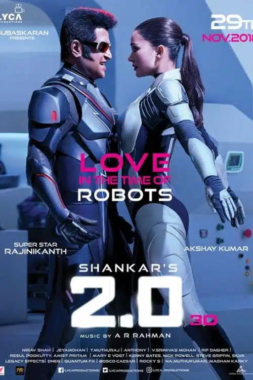 All Time Best Superhero Movies From India - Robot Movie Series – 2010 & 2018