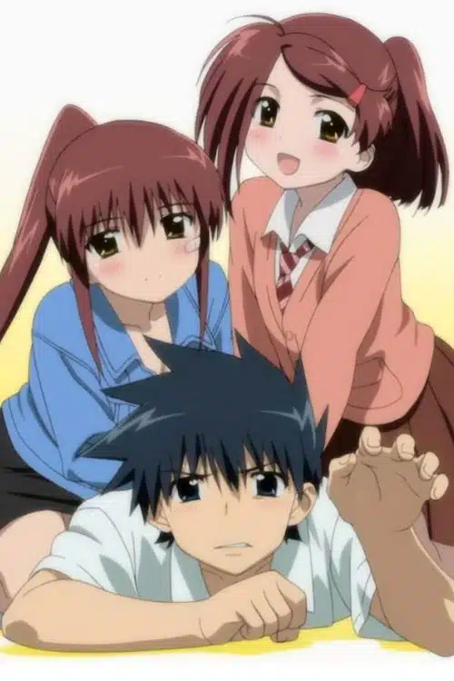 10 Best Love Triangles in Manga and Anime - Kiss X Sis: Riko Suminoe / Keita Suminoe / Ako Suminoe