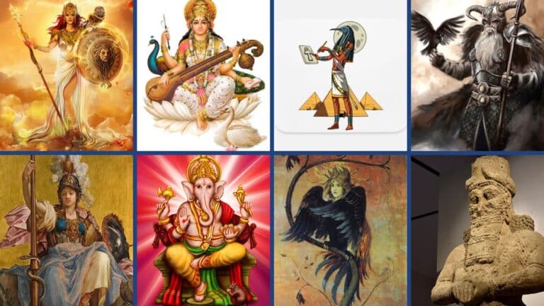 Deities of Wisdom, Knowledge, and Intelligence From Different Mythology