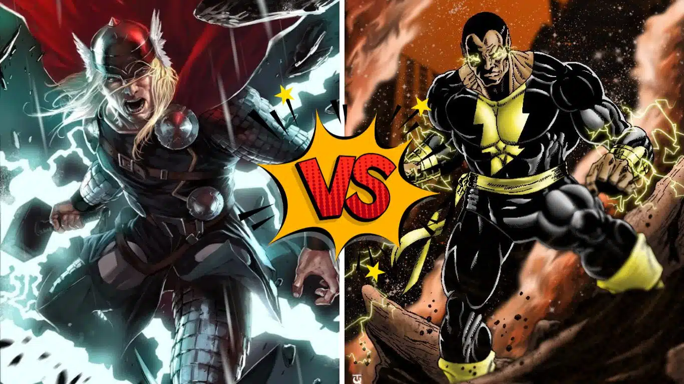 Marvel and DC Characters who can be Perfect Opponents - Thor vs Black Adam