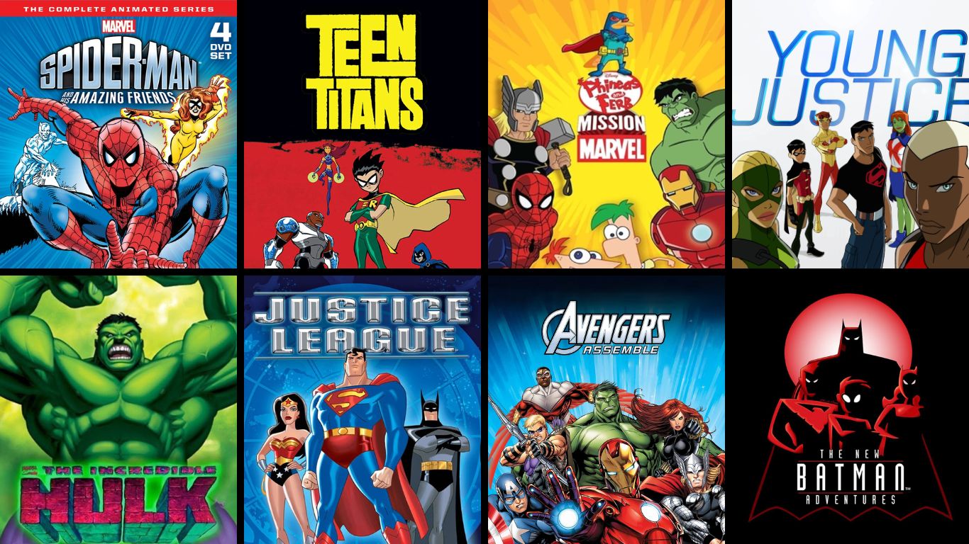 Top 5 Animated Series From Both DC and Marvel - Gobookmart