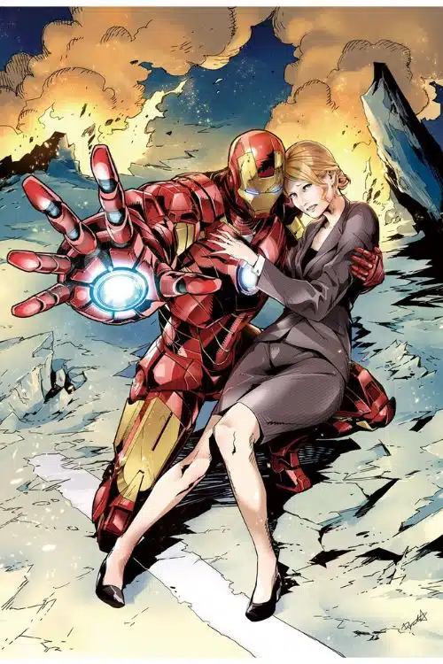 Top 10 Married Couples in Marvel Comics - Iron Man and Pepper Potts