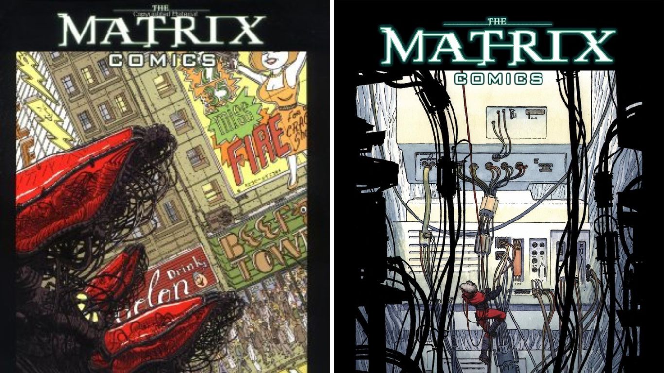 Ten Comics with Storylines Involving Artificial Intelligence (AI) - "The Matrix Comics"