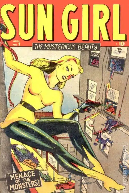 10 Popular Sidekicks in Marvel and DC Comics - Sun Girl, Human Torch (MARVEL)
