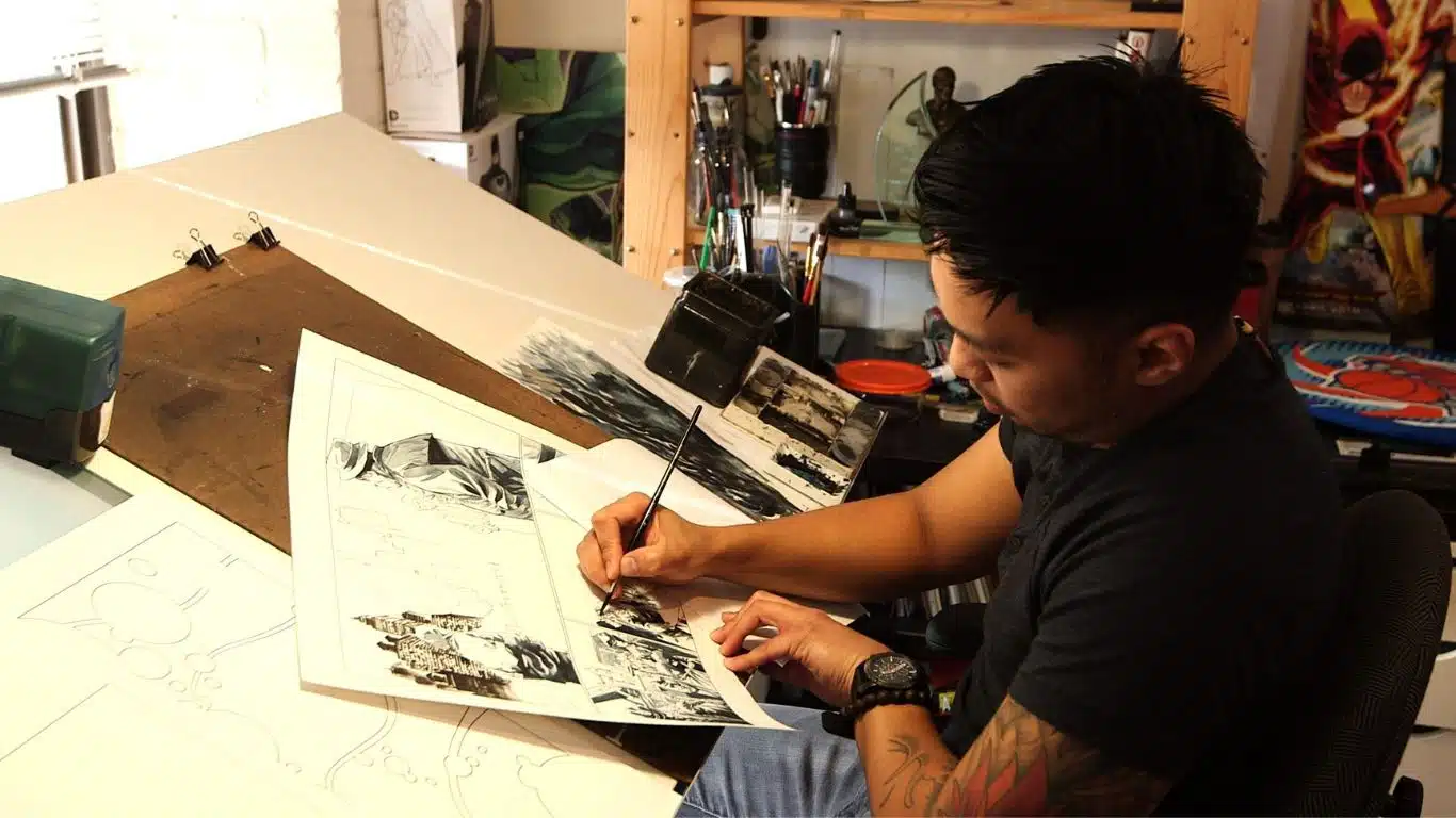 Find work as a comic illustrator