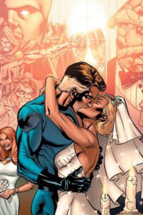 मार्वल कॉमिक्स में शीर्ष 10 विवाहित जोड़े - रीड और सू रिचर्ड्स