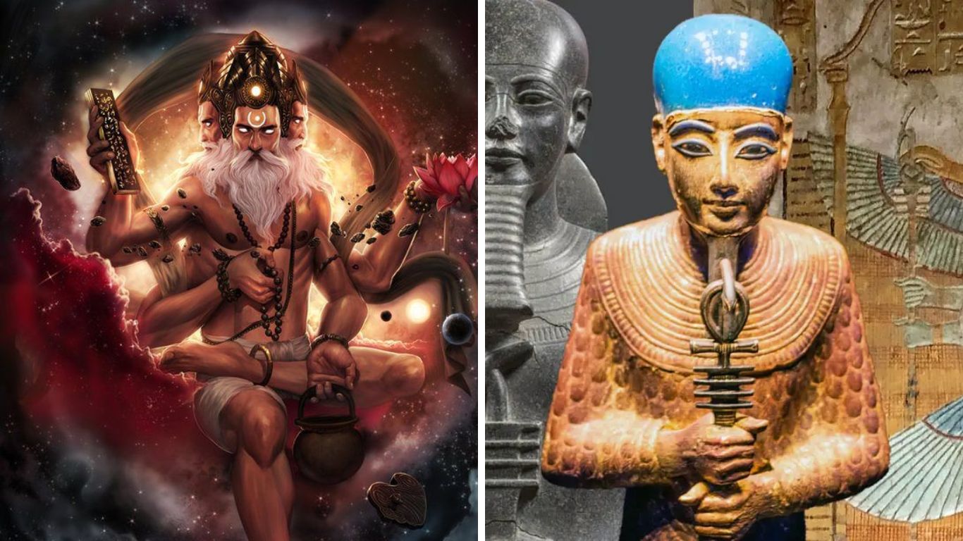 Similarities Between Egyptian And Hindu Gods - Lord Brahma and Ptah