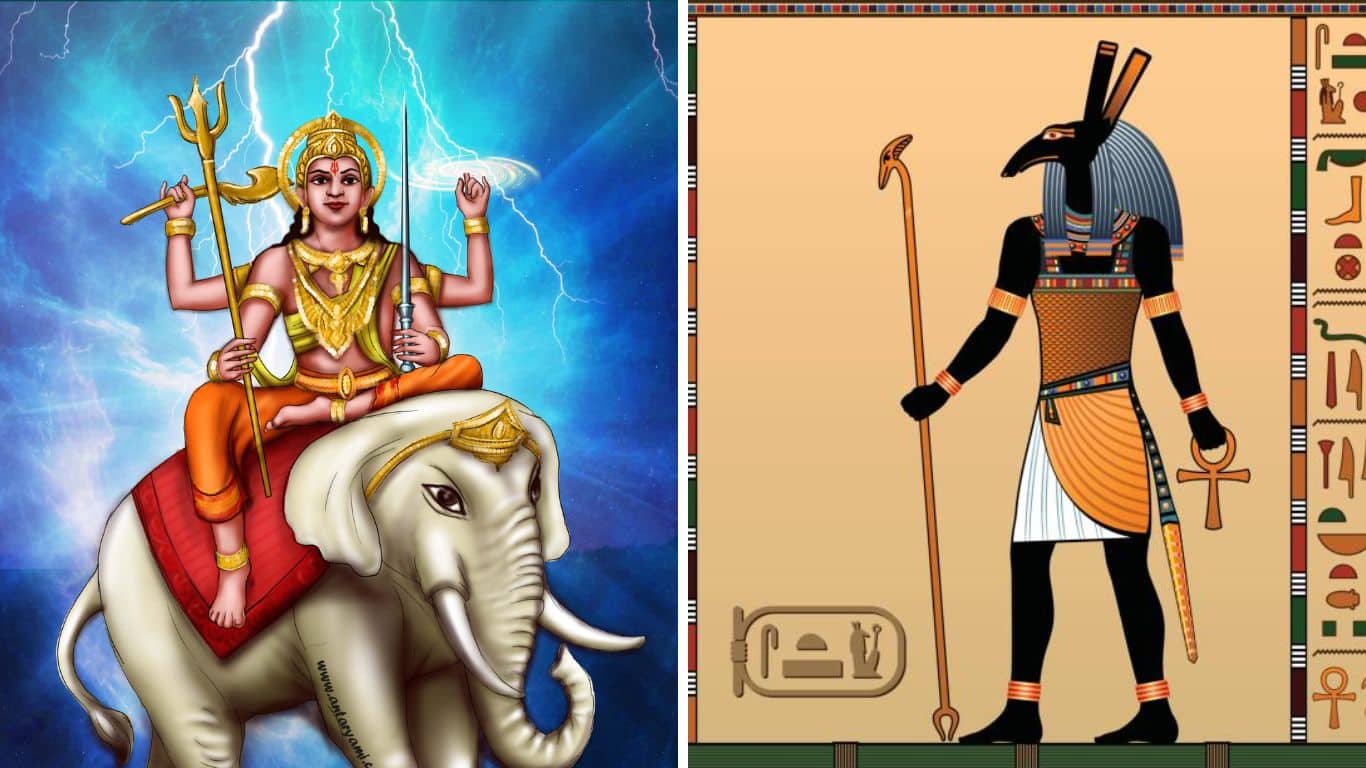 Similarities Between Egyptian And Hindu Gods - Lord Indra and Seth / Shu