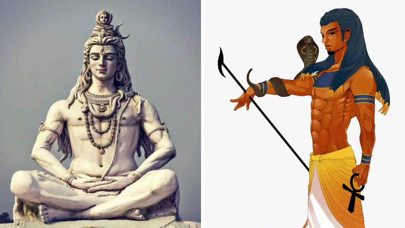 Lord Shiva and Atum