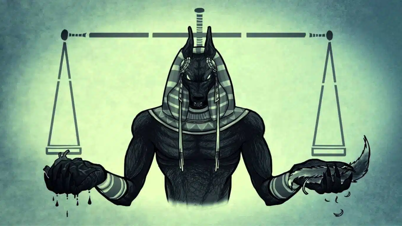 jackal-headed god Anubis