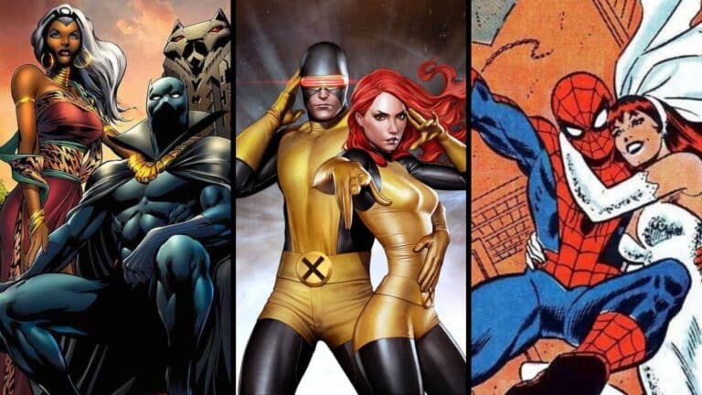 Top 10 des couples mariés dans Marvel Comics