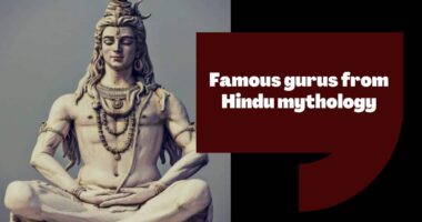 famous gurus from Hindu mythology