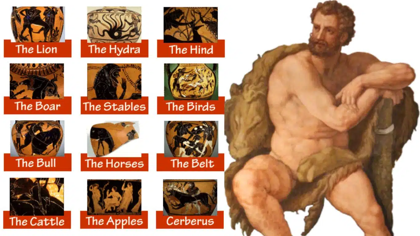 Greek Mythology's Hero Heracles' Twelve Labors