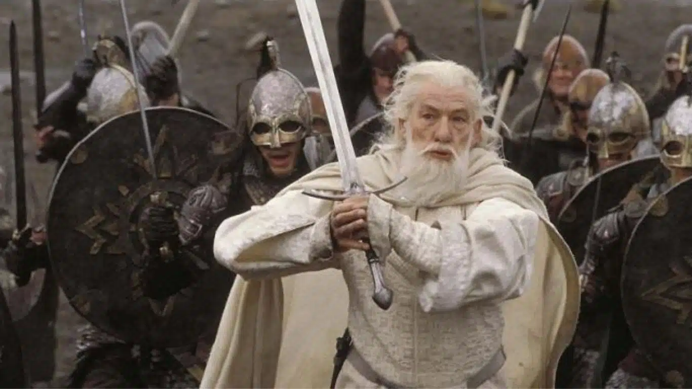 10 Most Powerful Middle Earth Weapons In The Lord Of The Rings - Glamdring, the sword of Gandalf