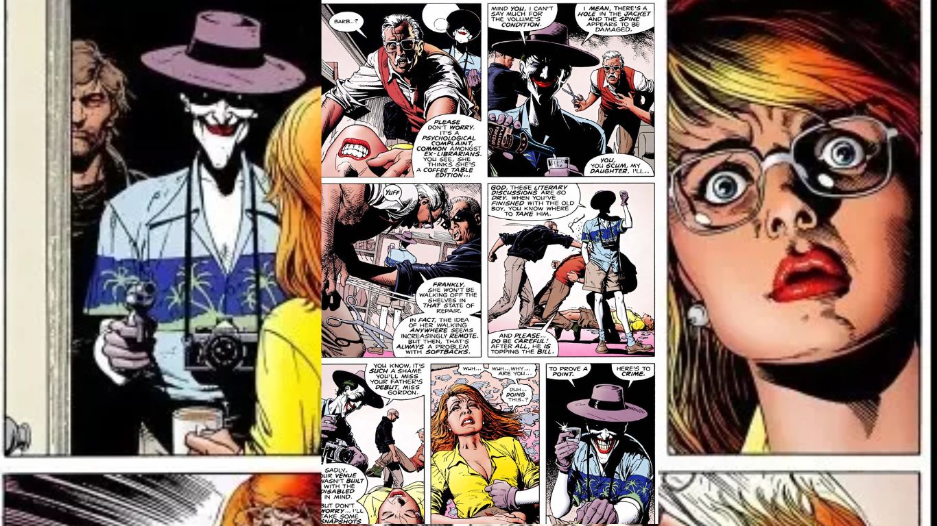 7 fois Batman n'a pas pu sauver l'innocent - Joker paralyse Barbara Gordon