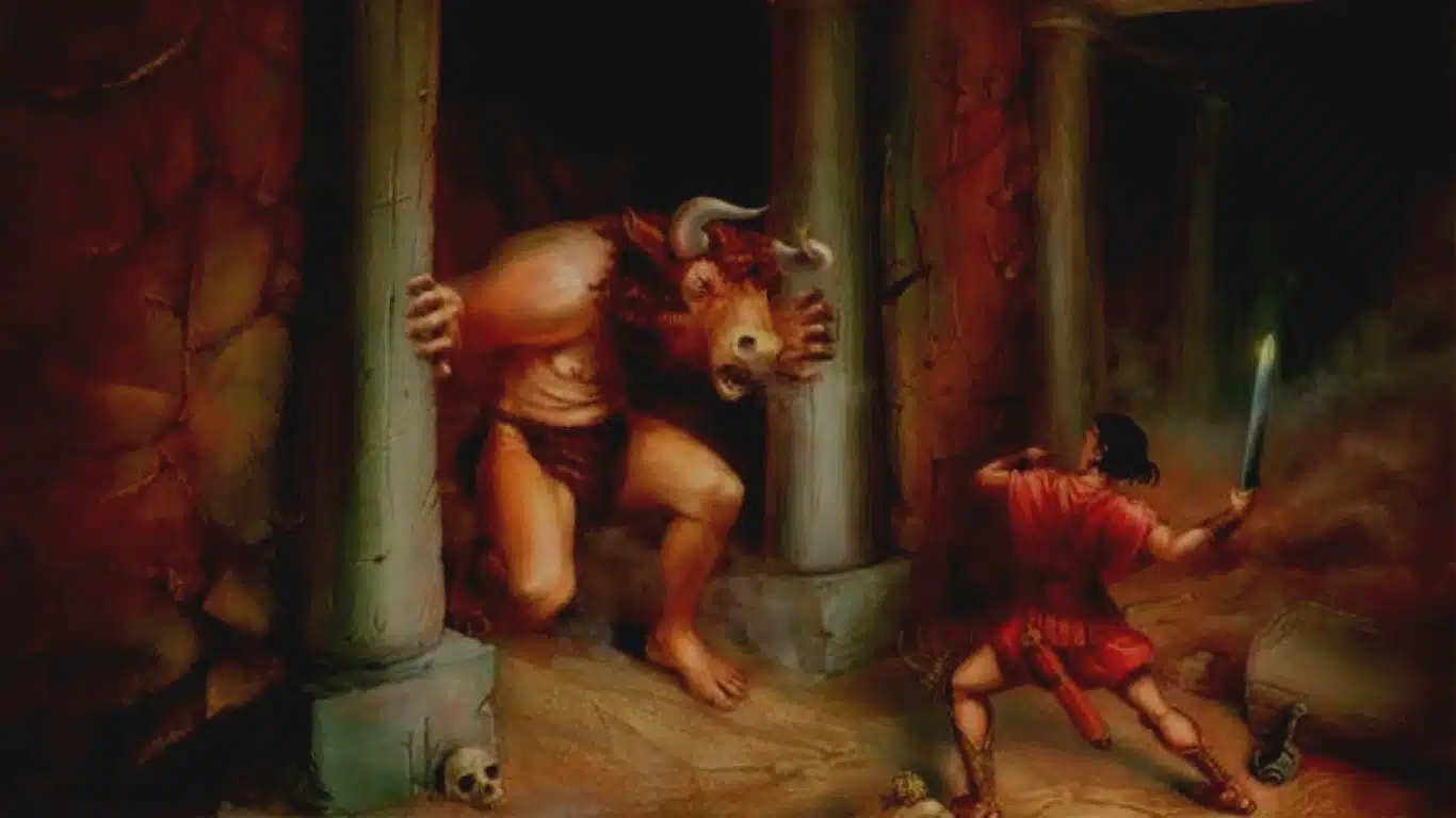 The 10 Legendary Tales of Heroes in Greek Mythology - Theseus and The Minotaur, Where Theseus Slays The Monster in The Labyrinth