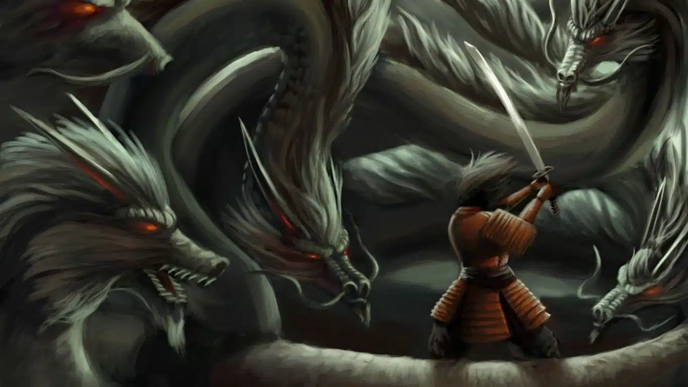 Top 10 Deadly Fights From Different Mythologies - Susano-o vs Yamata no Orochi