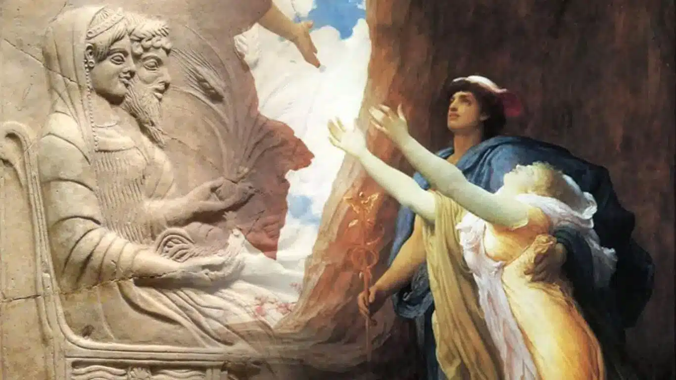 Hades and Persephone from Greek mythology