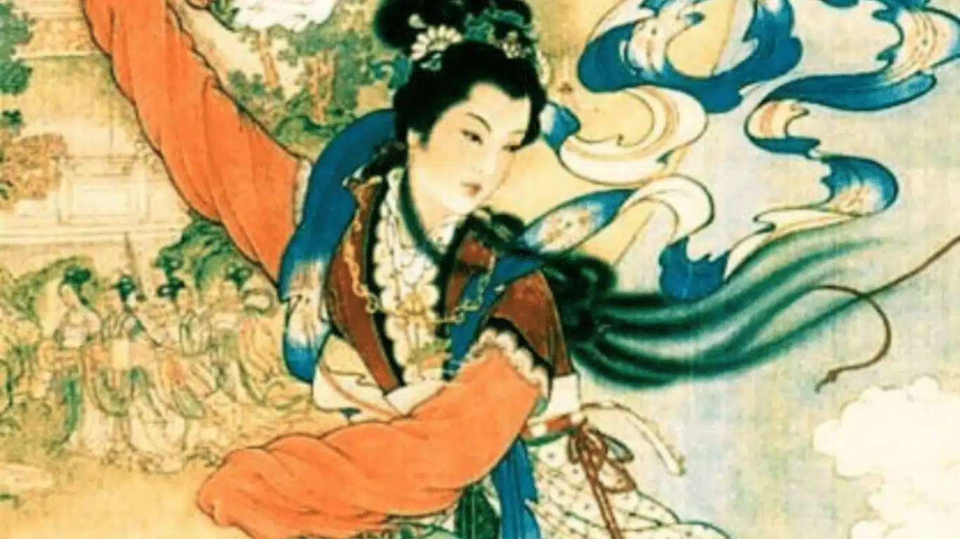 Sun Wukong and Chang'e from Chinese mythology