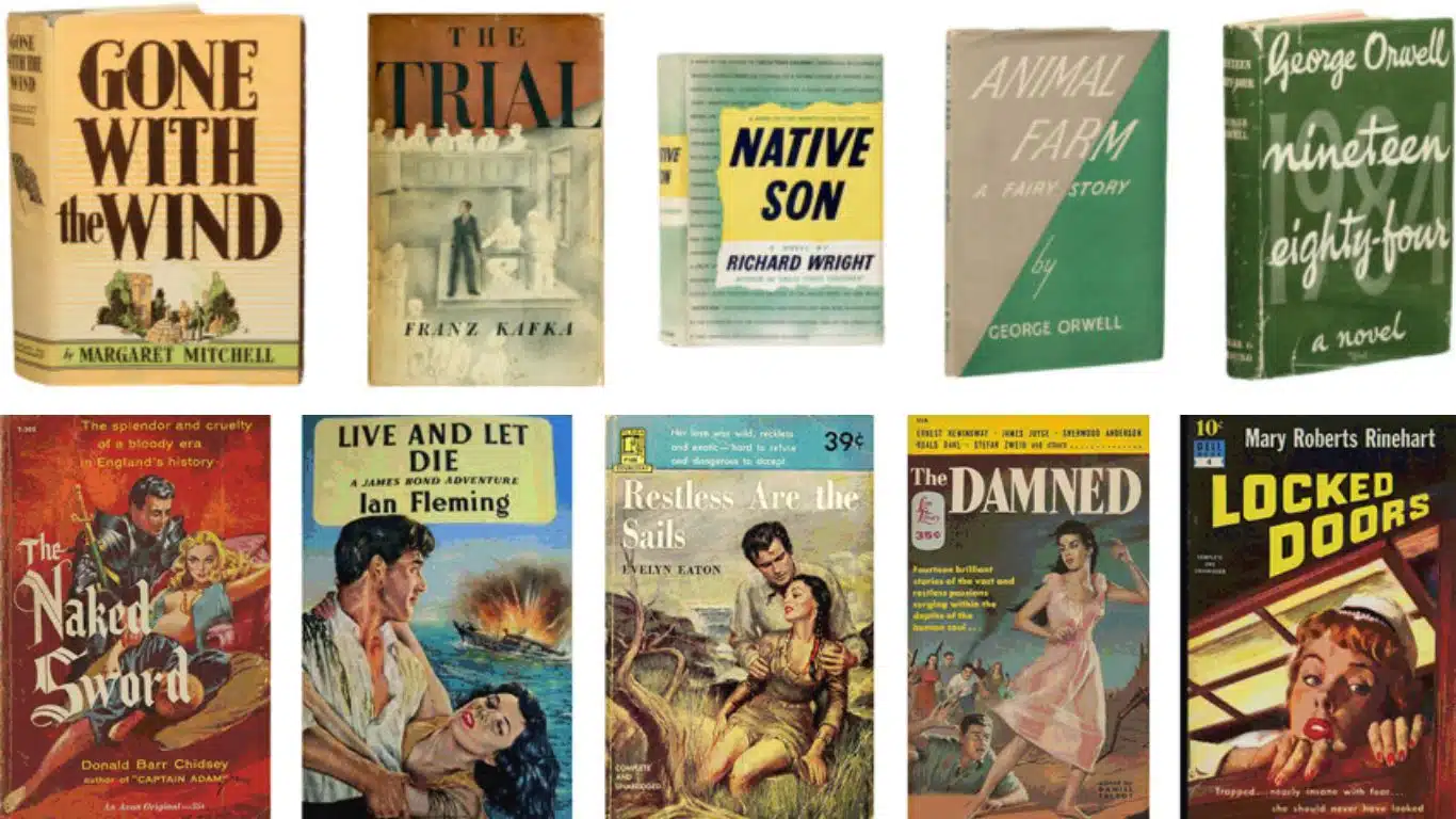 Evolution of Book Cover Design - Birth of graphic design (1945)