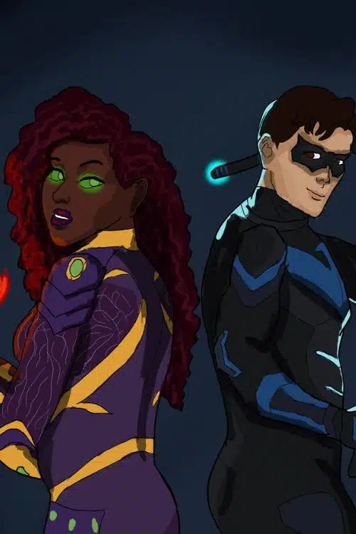 Kory Anders & Dick Grayson