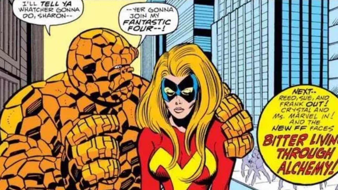 10 Most Bizarre Marvel Comics Love Affairs - The Thing And Ms. Marvel