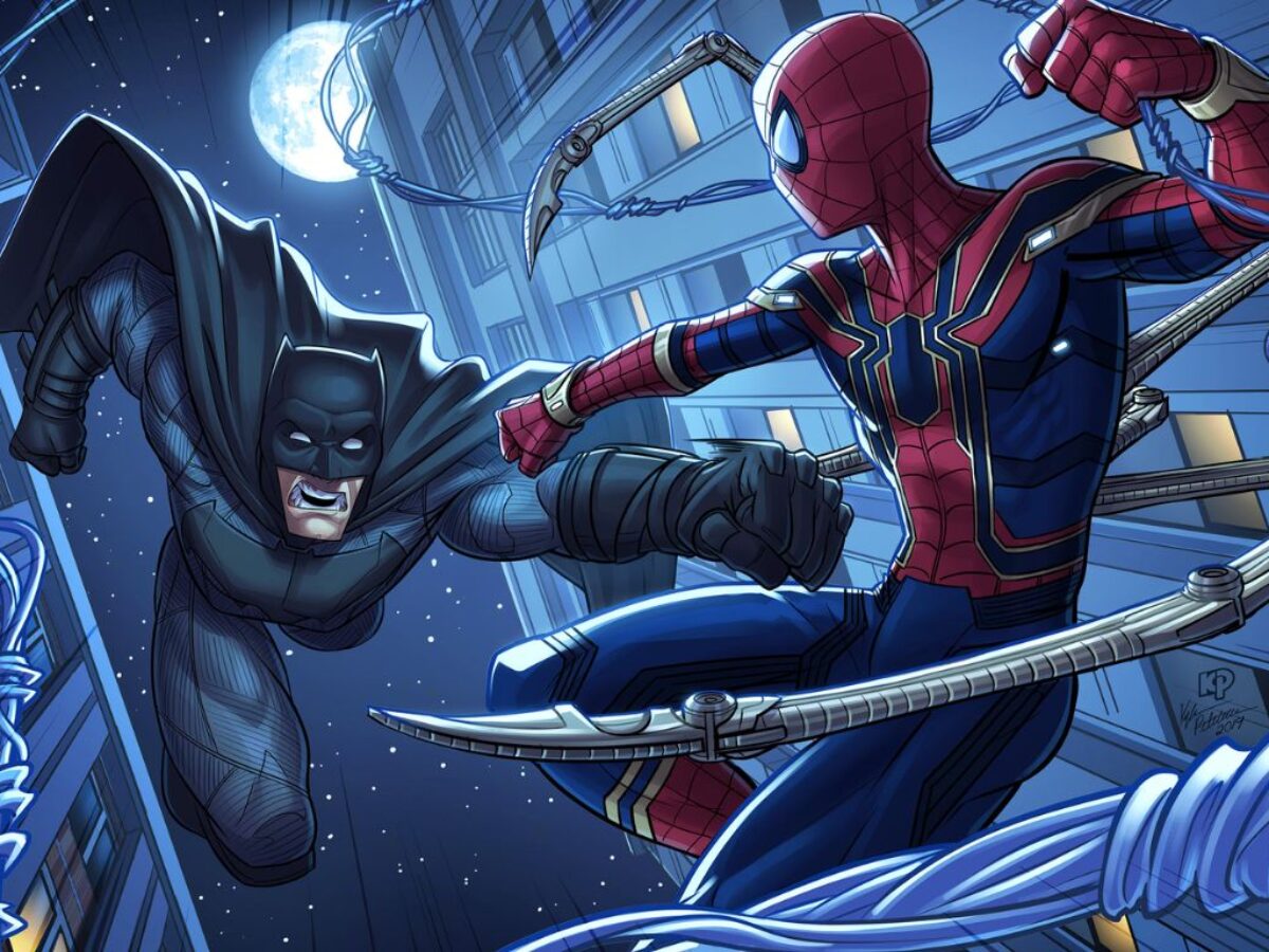 Spiderman vs Batman: The Ultimate Face-Off - Gobookmart