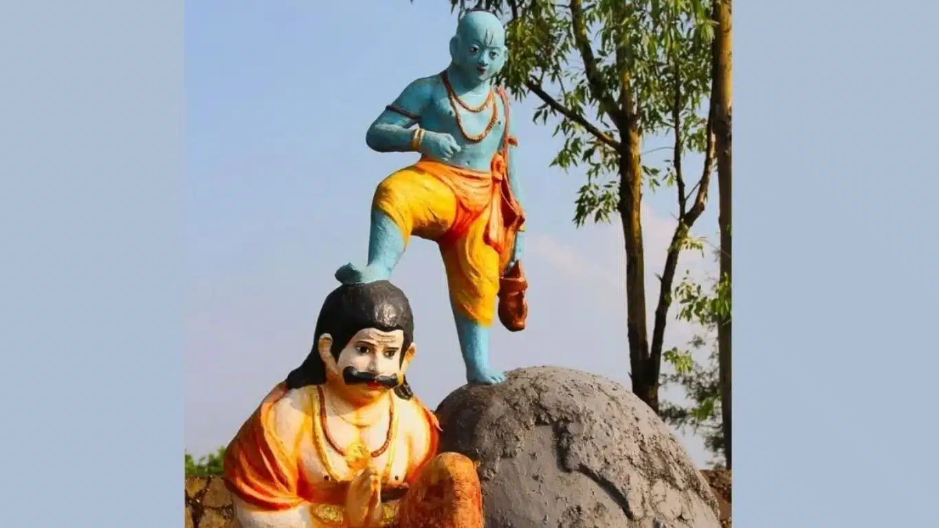 Ten avatars of Vishnu, including Rama and Krishna - Vamana (the dwarf)