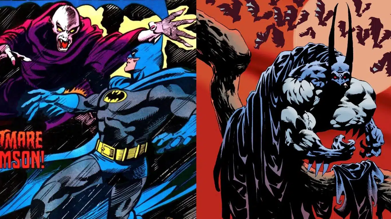 10 Weirdest Transformations In DC Comics - Batman as a vampire